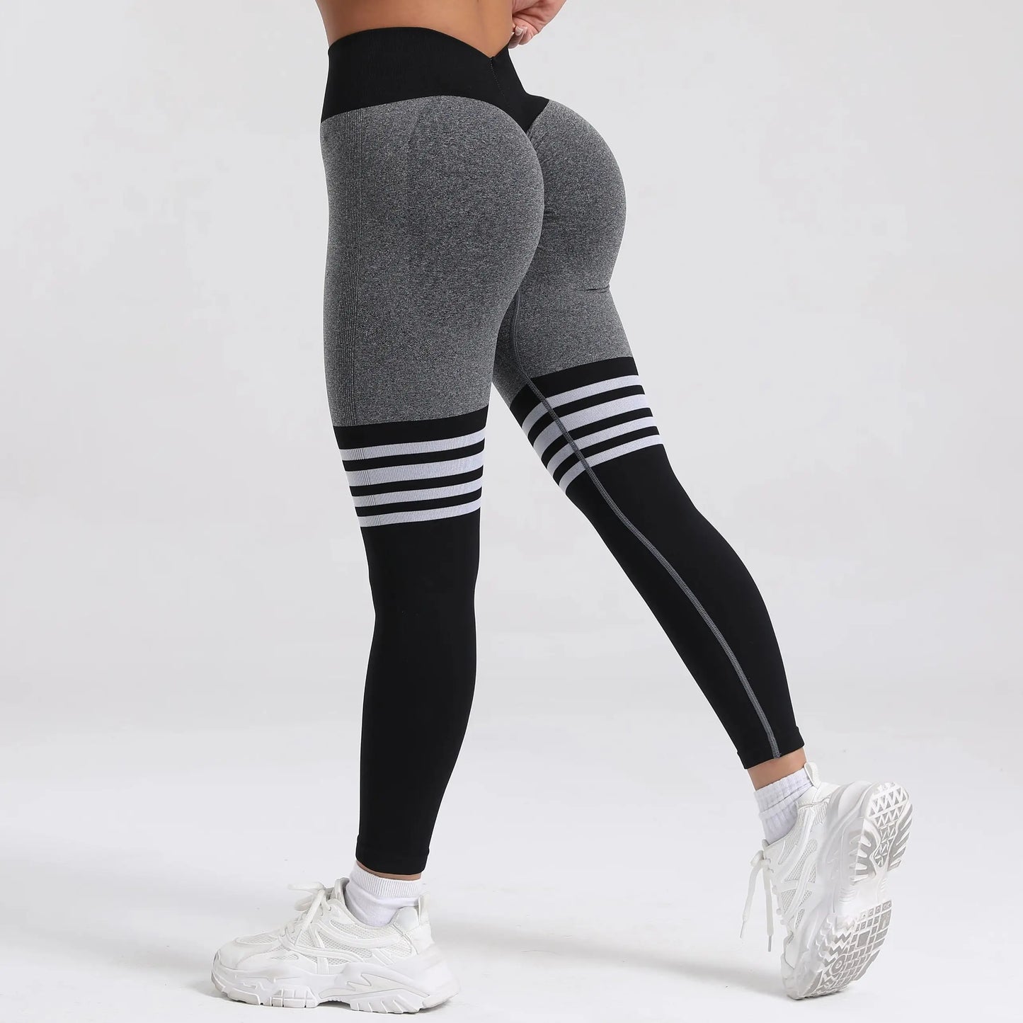 V-Back Butt Lifting Leggings - Elastic Fitness & Yoga Pants for Women | S-XL”