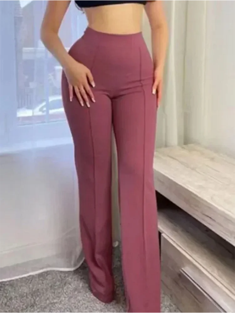 Pantalones Acampanados Ajustados para Mujer - Estilo y Tendencia